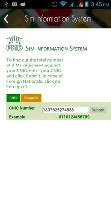 Registered SIMs Checker android App screenshot 2